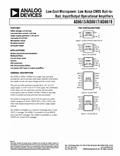 DataSheet AD8617 pdf